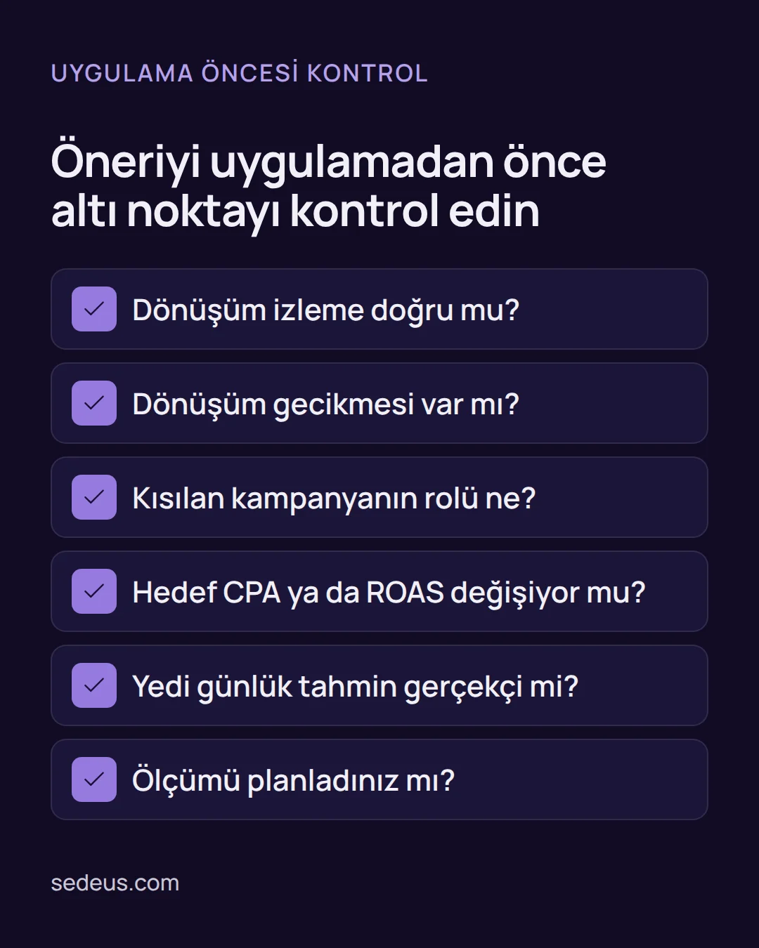 google ads holistic ve growth modu - Google Ads Holistic ve Growth Modu Nedir? 2026 Rehberi Kontrol listesi: Google ads bütçe optimizasyonu önerisini uygulamadan önce bakılacak altı madde sıralanır.