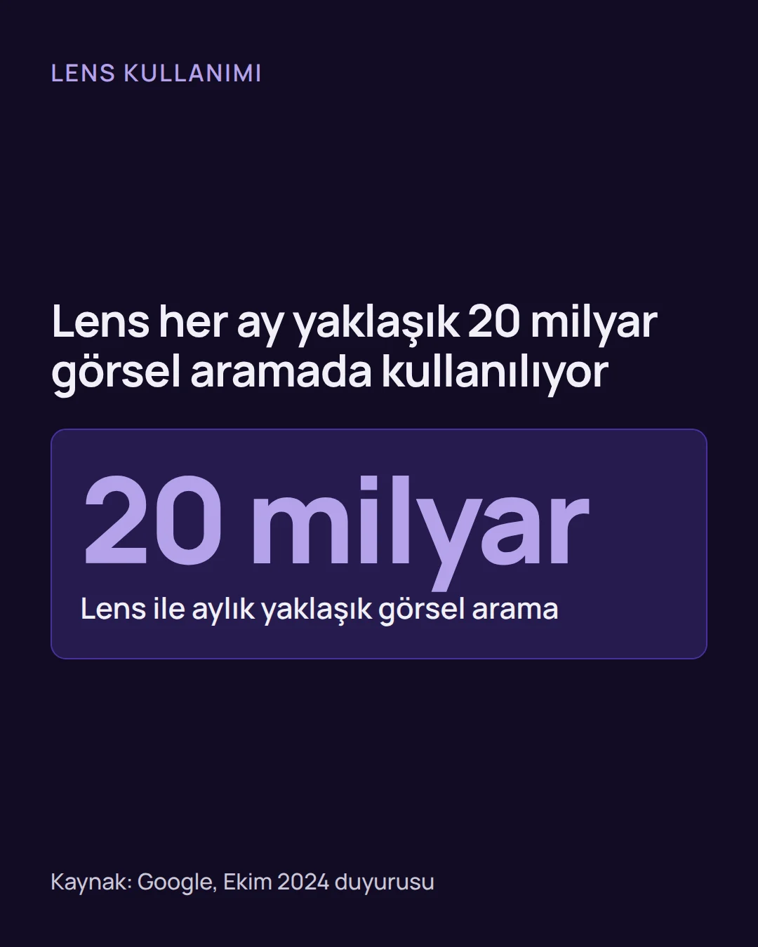 google search console multimodal filtresi - Google Search Console Multimodal Filtresi Nedir? Ne Yapmalı? İstatistik: Google'ın Ekim 2024'te açıkladığına göre Lens her ay yaklaşık 20 milyar görsel aramada kullanılıyor.